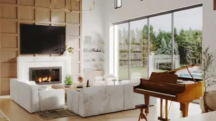 AI 3D Interior Design example 1