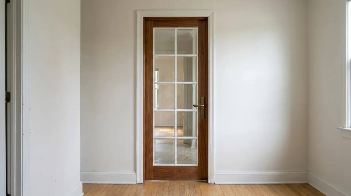 French glass doors example