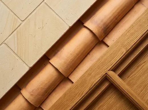 Limestone + Terracotta