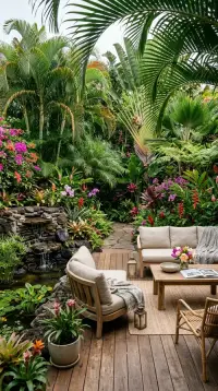AI redesigned garden