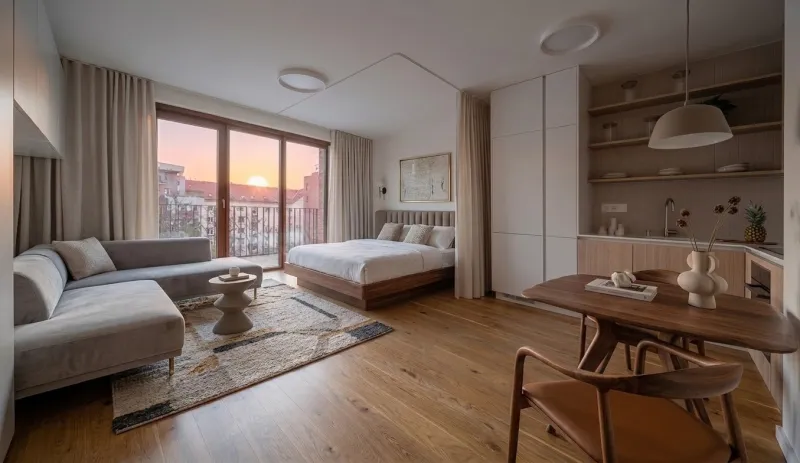 Modern furnished room