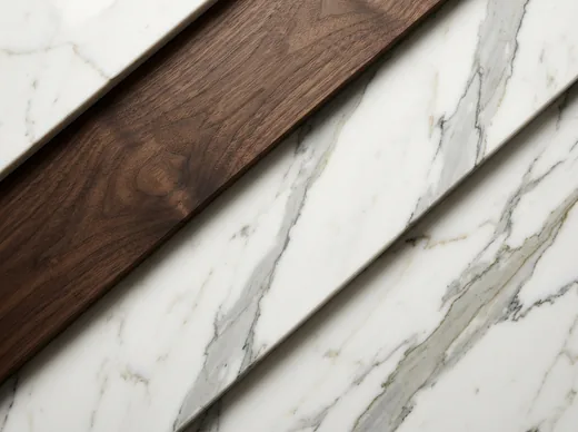 Walnut + Marble