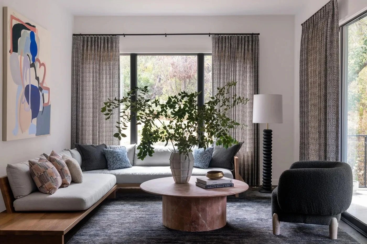 Living room before layout optimization