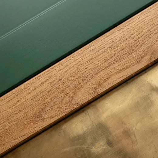 Green + Brass