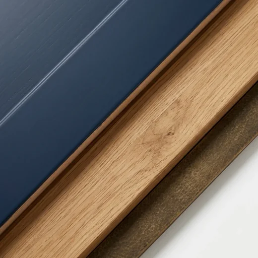 Navy + Oak