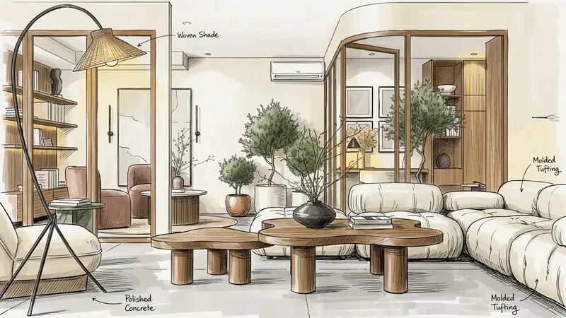 Hand-Drawn Sketch render style