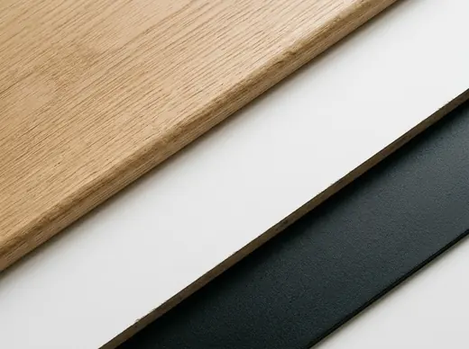 Oak + Black Steel