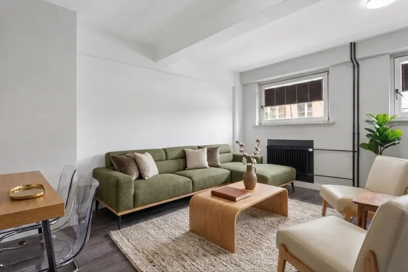Living Room designed with MeltFlex AI: City Apartment 5 Styles