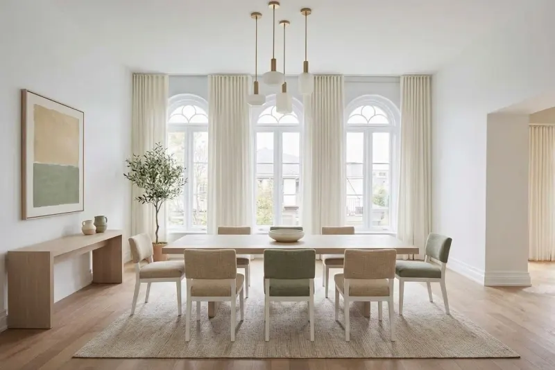 Living Room designed with MeltFlex AI: Character Home, Staged Dining Room
