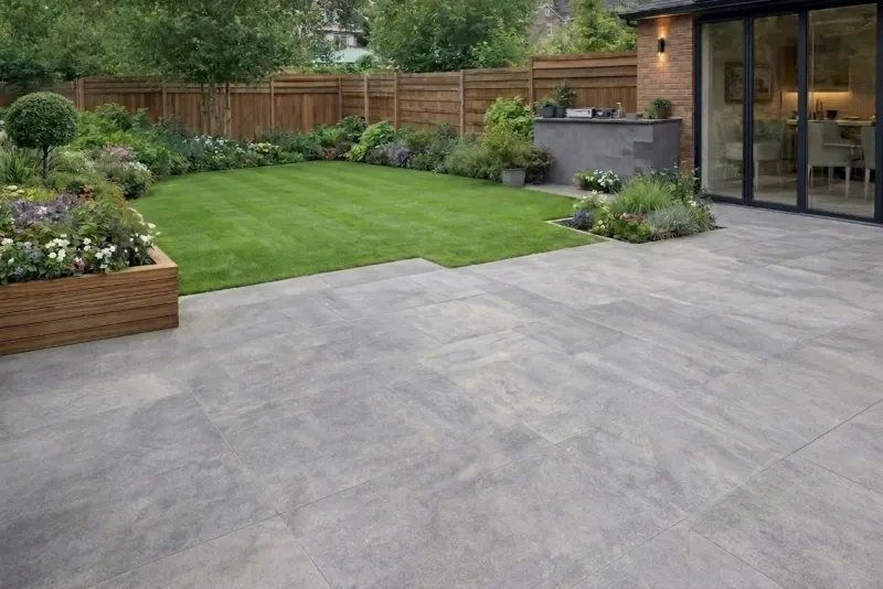 Outdoor designed with MeltFlex AI: Garden Patio Redesign: 8 Styles