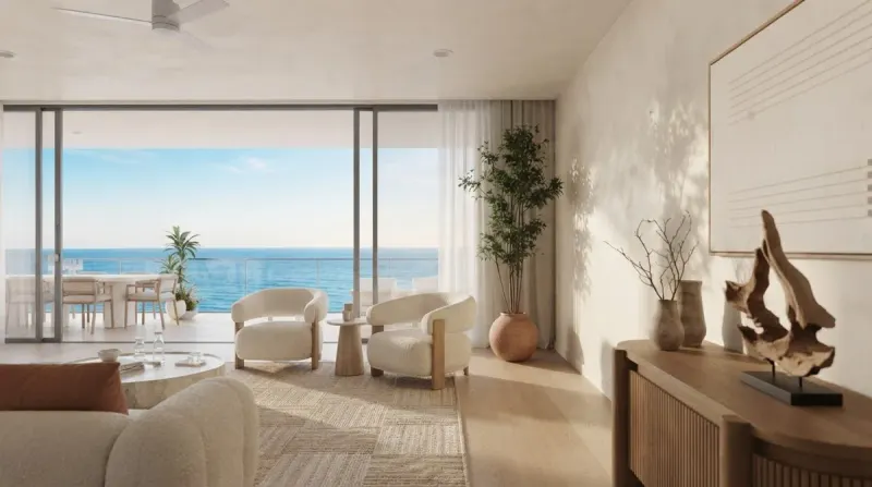 Living Room designed with MeltFlex AI: Limewash Coastal Living Room