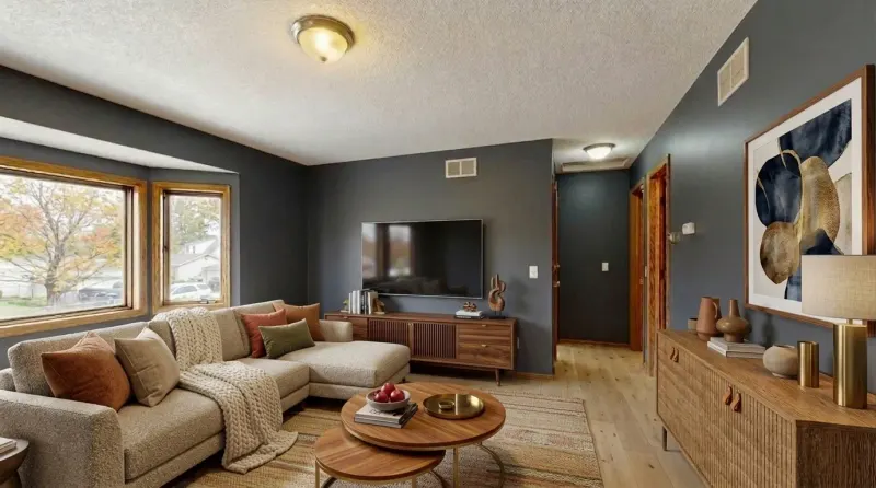Living Room designed with MeltFlex AI: Modern Living Room Makeover