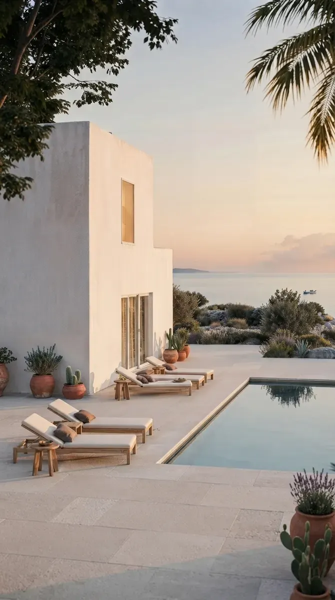 Garden designed with MeltFlex AI: Mediterranean Sunset Garden