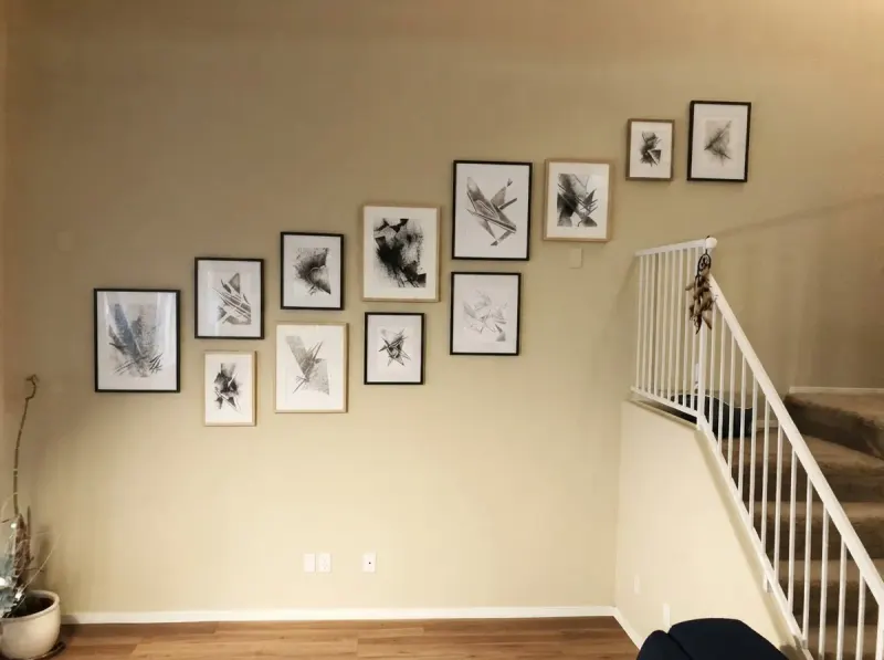 Stairs designed with MeltFlex AI: Frames Up the Staircase