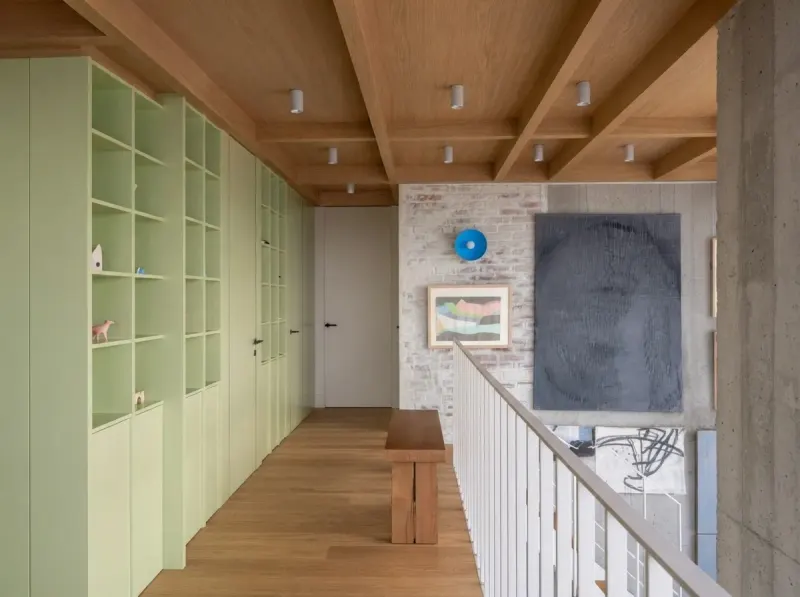 Living Room designed with MeltFlex AI: Two-Storey Loft Apartment