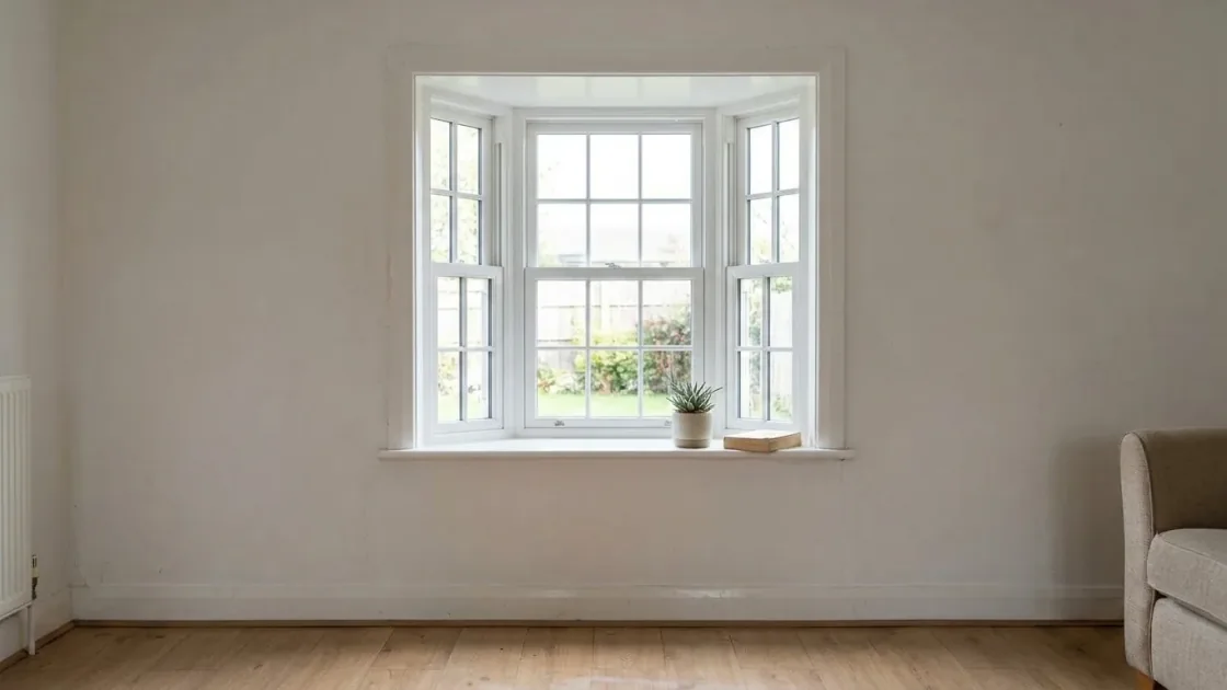 Same window restyled as a classic three-panel bay window