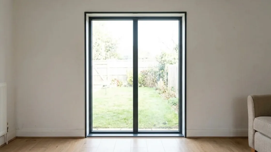 Same window restyled as a floor-to-ceiling glazed window