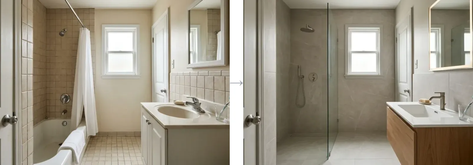 AI Bathroom Design demonstration