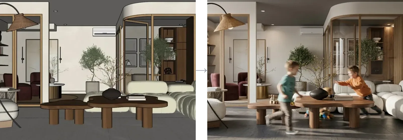 AI Photo to Render demonstration