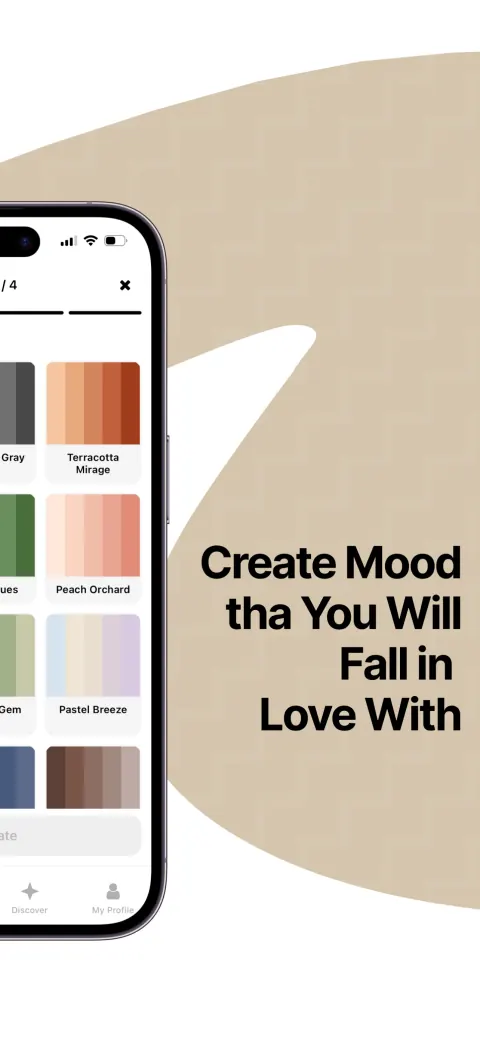 Saved room designs in the MeltFlex AI app