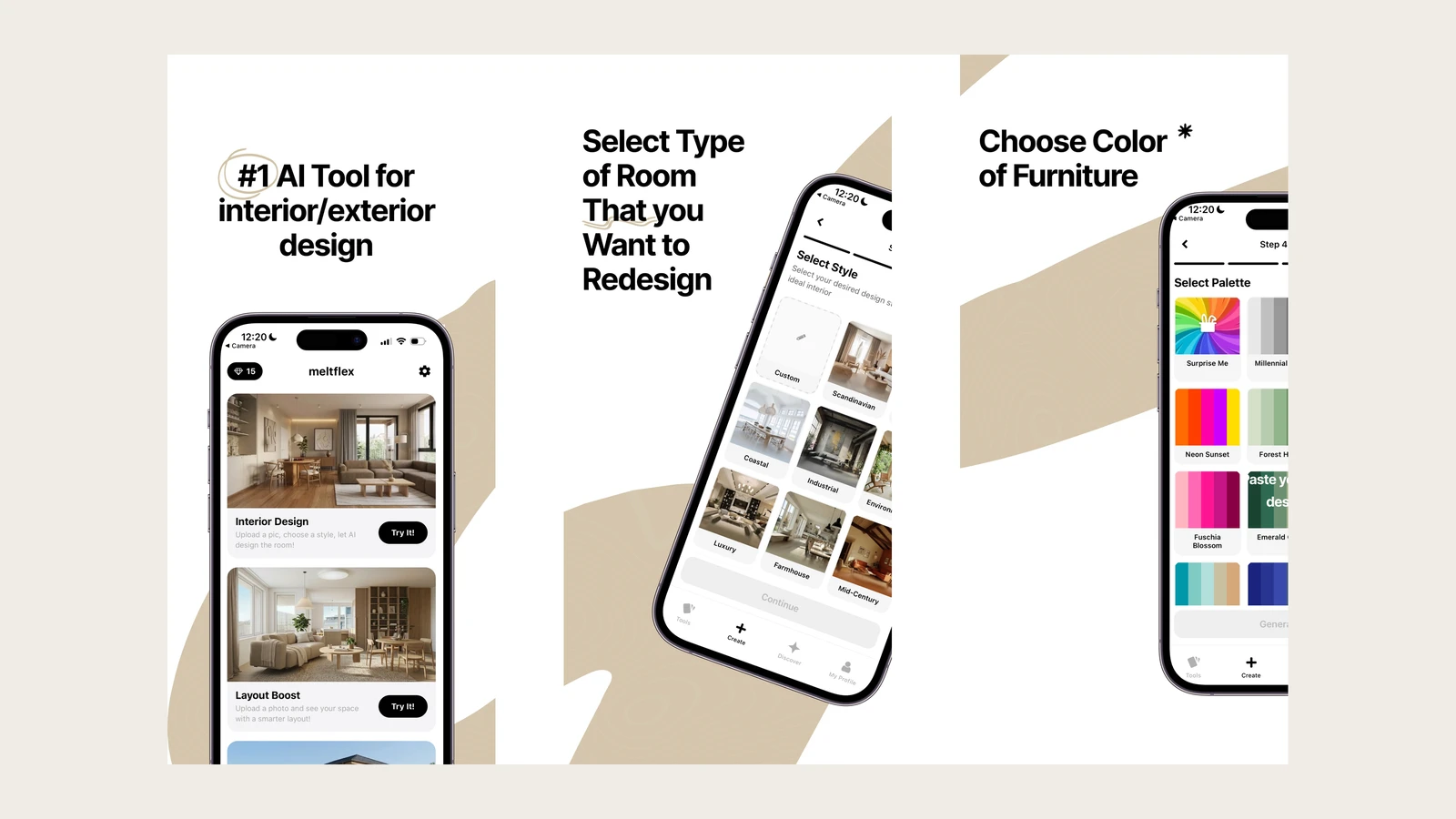 MeltFlex AI Is Now on the App Store: The AI Interior Design App That Shows Real Furniture