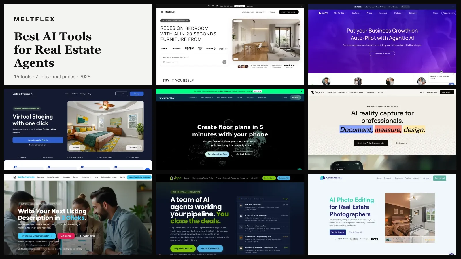 Best AI Tools for Real Estate Agents, Ranked by Job