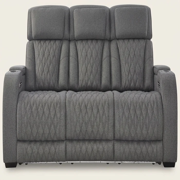 Ashley Boyington Reclining Sofa, real product visualized in CGI