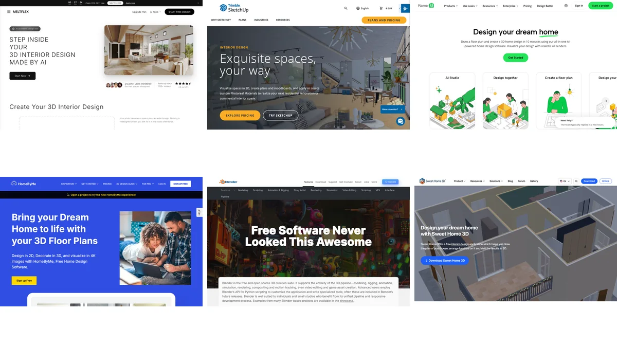 Best 3D interior design software