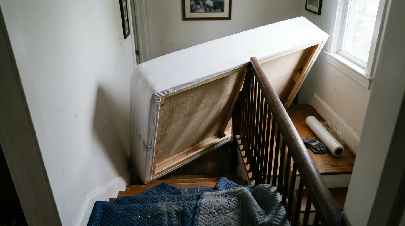 Box Spring Won't Fit Up the Stairs? 9 Fixes That Actually Work