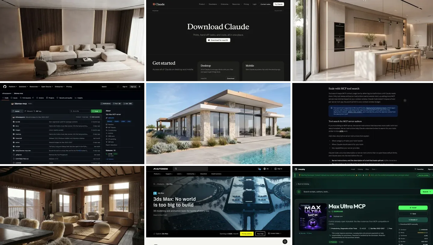 How to Connect Claude to 3ds Max: Claude Code and 3ds Max MCP