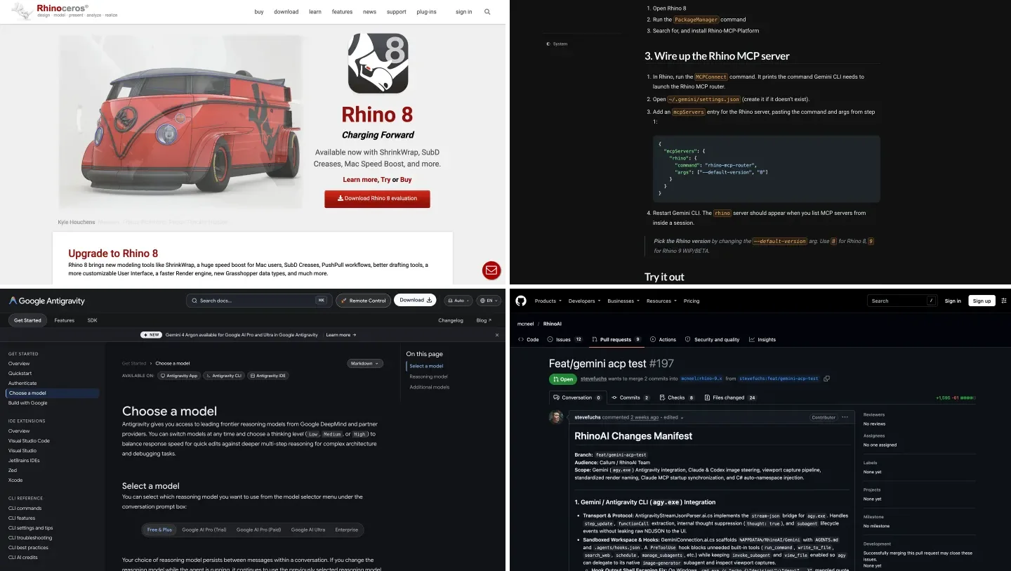 Connect Gemini to Rhino: Antigravity MCP Setup, Tested 2026
