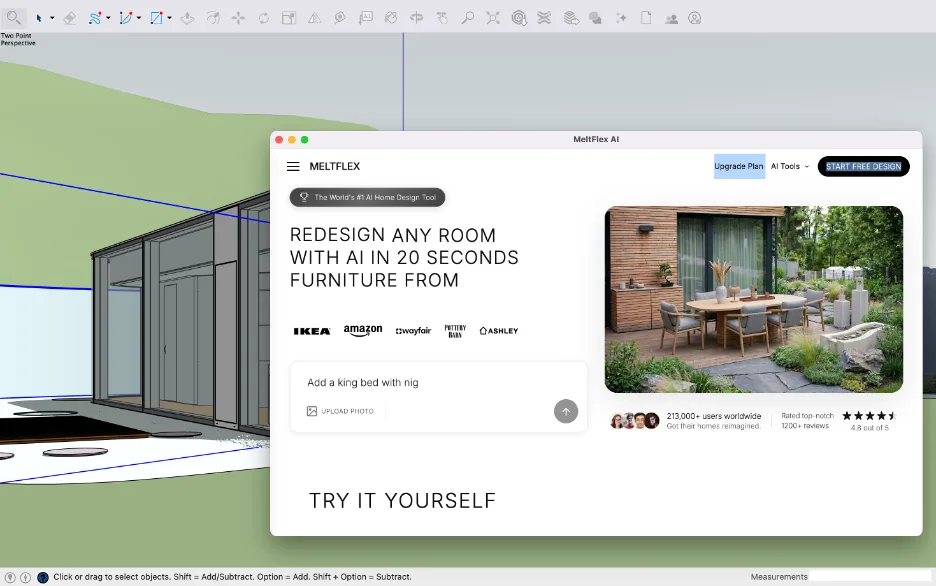 MeltFlex Is Now a SketchUp AI Rendering Plugin (2026)