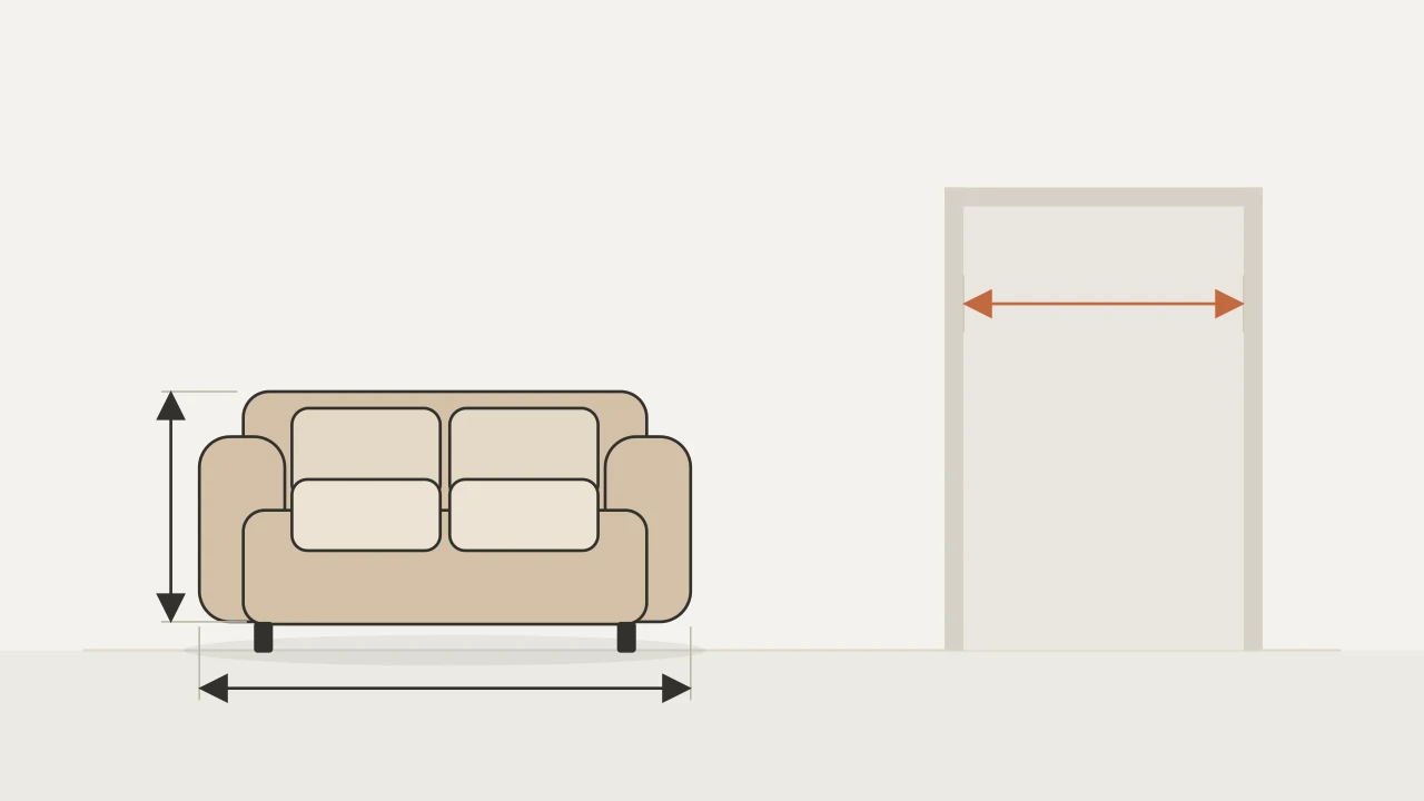 Will My Sofa Fit Through the Door? Free Fit Calculator