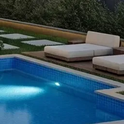 white lounge chairs