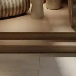 striped lounge chair