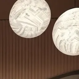 spherical pendant light