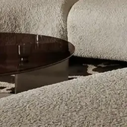 round glass coffee table