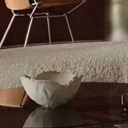 tan leather dining chair