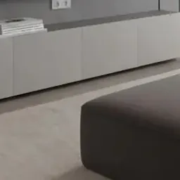 light grey TV console
