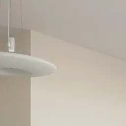 white pendant light