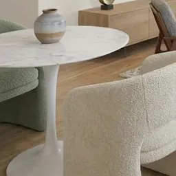 marble dining table