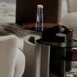 stacked side table