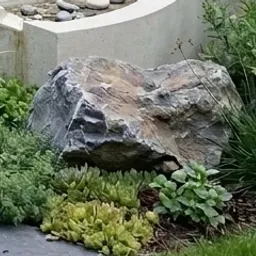 concrete water feature