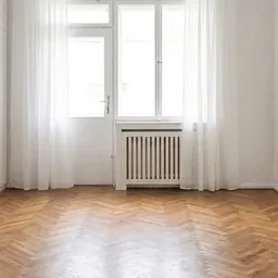 sheer white curtains