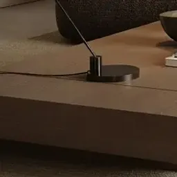 black desk lamp