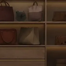 light pink handbag