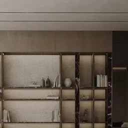 marble shelving unit