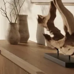 wooden console table