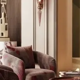 red wall sconce