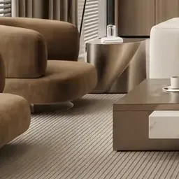 brown accent armchair